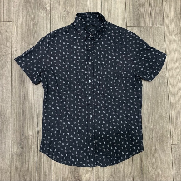 NEW Rails Carson Short Sleeve Linen Button Down‎ Sz S - Picture 3 of 11